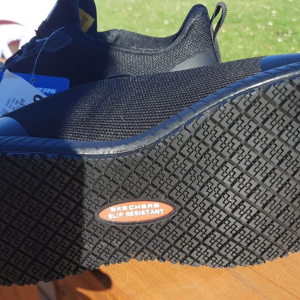 Skechers Black Lace-Up Sneakers - Picture 2 of 6